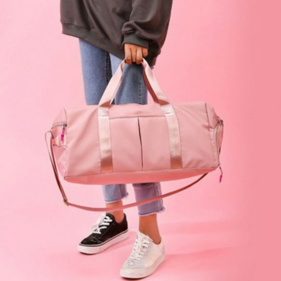 VOAVEKE Closet Storage Bags,Closet Organizers And Storage,Gym Bag For Women And Men Workout Bag For Sports And Travel Water Proof Duffel Bag With Shoe And Wet Clothes Compartments