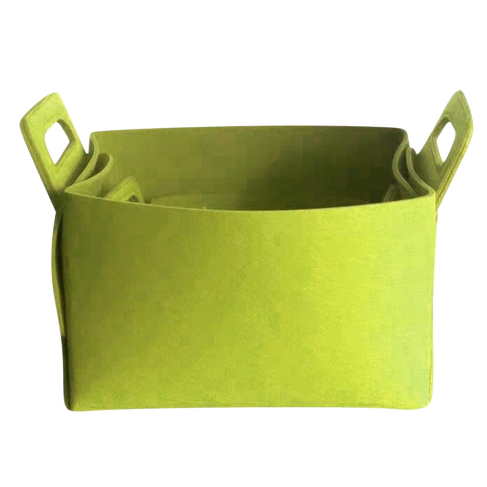 VOAVEKE Clothing Storage Box Folding FeltStorage Basket With Handle ...