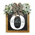 thumbnail image 1 of VOAVEKE Easter Decorations, Summer Decorations for Home, Last Name Year Round Front Door Wreath Decorative Hanging Plaques In Front Of The Door, 1 of 1