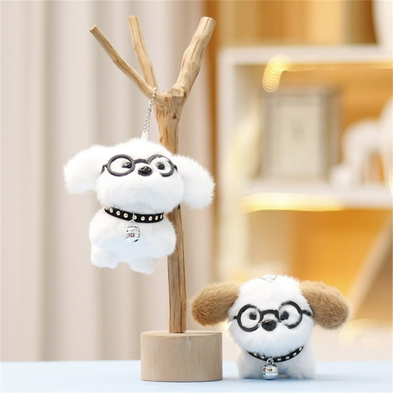 VOAVEKE Easter Decorations, Summer Decorations for Home, Plushs Dog Doll Cute Gift Cute Doll Bag Hanging Accessories