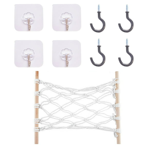 VOAVEKE Easter Decorations, Valentines Decorations, Home Kitchen Fruit Hanging Basket Cotton Rope Hand-woven Storage Basket