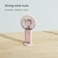 thumbnail image 1 of VOAVEKE Fan For Bedroom,Handheld Pocket Mini Fan Portable With Bracket Desktop USB Charging Electric Fan, 1 of 5