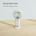 thumbnail image 1 of VOAVEKE Fan For Bedroom,Handheld Pocket Mini Fan Portable With Bracket Desktop USB Charging Electric Fan, 1 of 5
