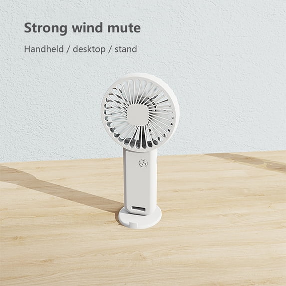 VOAVEKE Fan For Bedroom,Handheld Pocket Mini Fan Portable With Bracket Desktop USB Charging Electric Fan