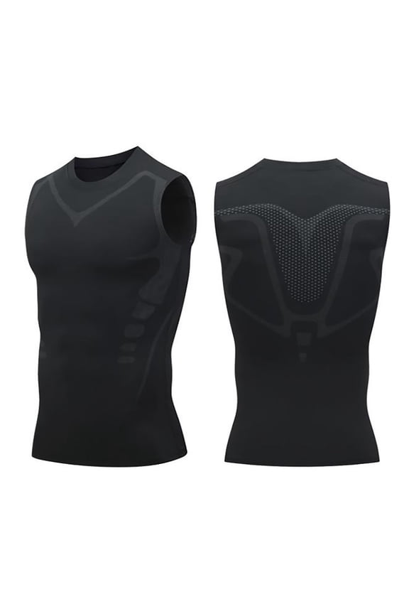Gynecomastia Compression Shirts,Saunas Shirt,Ionic Shaping Vests, Guys Men's Chest Gynecomastia Compression Top To Build A Body