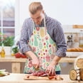 thumbnail image 1 of VOAVEKE Kitchen Apron Easter Home Printing Linen Imitation Apron Kitchen Fouling Multi Functional Apron, 1 of 3