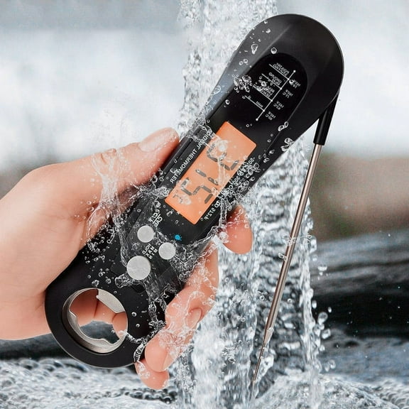 VOAVEKE Labor Day Party Supplies,Labor Day Gifts,Kitchen Food Folding Double Probe Stainless Steel Barbecue