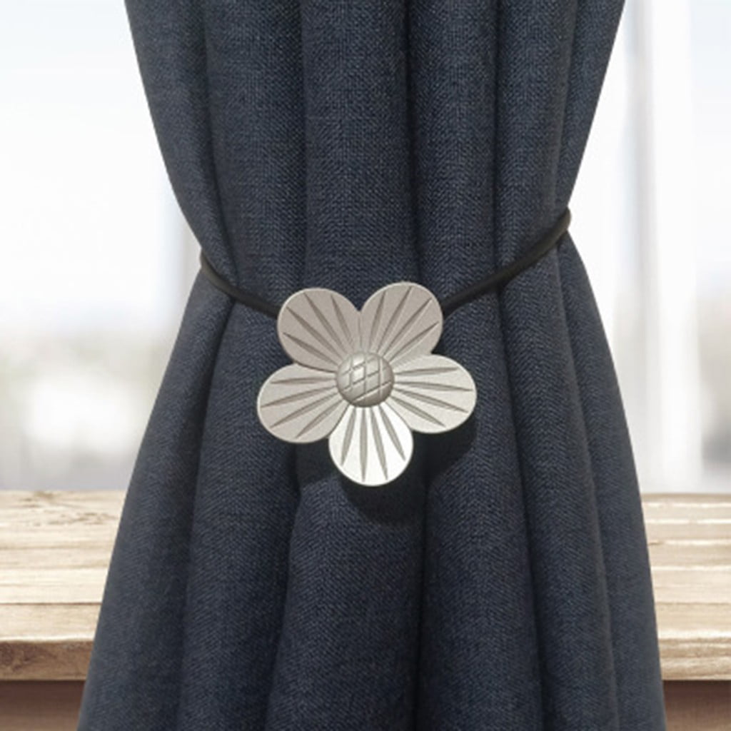 Drapery Magnets VOAVEKE Magnetic Tiebacks For Curtains Magnetic Curtain Backrest ...