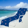 thumbnail image 1 of VOAVEKE Outdoor Chair Covers,Lounges Chair Towel Cover,Beach Chair Cover With Side Pockets,Microfiber Chaise Chair Towel Cover For Sun Loungesr Pool Sunbathing Garden Beach Hotel,Easy To Carry Around, 1 of 4