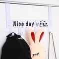 thumbnail image 1 of VOAVEKE Over The Door Organizer,Over The Door Hanger, Wrought Iron Door Hook No T Race Free Punching Storage Rack, 1 of 2