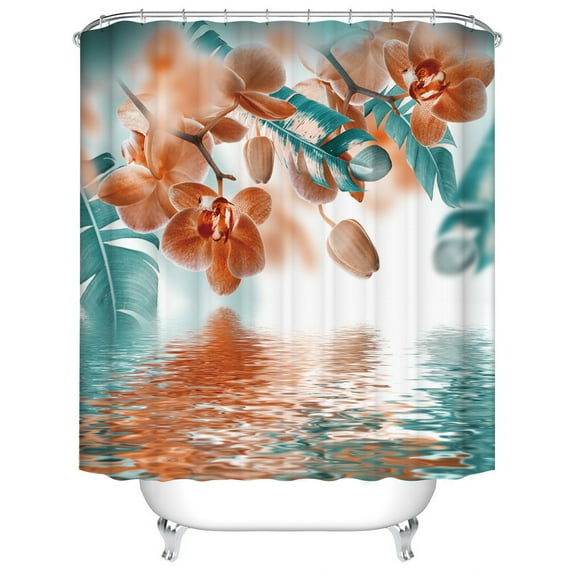 VOAVEKE Shower Curtain,Bath Curtain,Various Patterns Shower Shower Curtain Bathroom Shower Curtain Digital Printing Polyester Shower Curtain