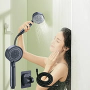 VOAVEKE Shower Rain Head,Showerhead Handheld Set Shower Handheld With Hose 5 Spray Settings High Pressure For Gym Shower