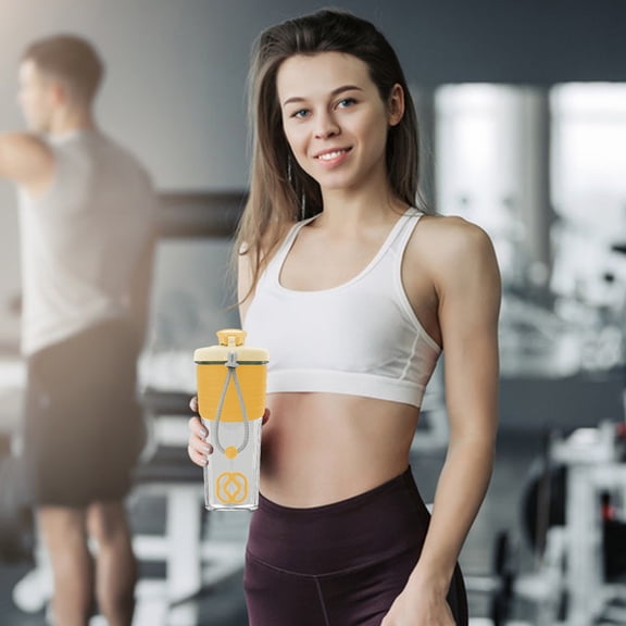 VOAVEKE Sports Water Bottles Protein Mixing Bottle 24 Protein Bottle With Mixing Ball Mixing Bottle Protein Bottle Portable Pre Exercise Whey Protein Beverage Cup