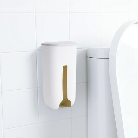 VOAVEKE Storage Containers Kitchen Pantry,Plastic Bag Storage Box Kitchen Wall-mounted Garbage Bag Box Extraction Garbage Bag Storage Box