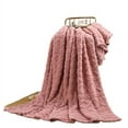 thumbnail image 1 of VOAVEKE Summer Lightweight Soft Flannel Blanket, Bed Blankets Queen Size, 80X100cm Super Soft Warm Solid Warm Fleece Blanket Throw Rug Sofa Bedding, 1 of 2