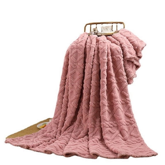 VOAVEKE Summer Lightweight Soft Flannel Blanket, Bed Blankets Queen Size, 80X100cm Super Soft Warm Solid Warm Fleece Blanket Throw Rug Sofa Bedding