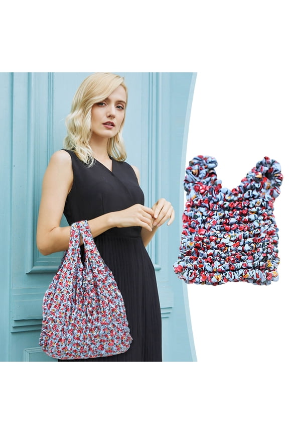 Valentines Day Gifts, Valentines Day Decorations, Large Capacity Multipurpose Shopping Bag Tote Bag Telescopic Bag Pleated Bag