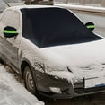 thumbnail image 1 of VOAVEKE Windshield Cover For Ice And Snow, Car Accessories, Winter Car Snow Frost Frost And Sun Protection Clothing With Rearview Mirror Cover, 1 of 5