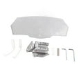 thumbnail image 1 of VOBOR Motorcycle Windshield, Clear Transparent Color Smooth Edges Wind Deflector Universal for Motorbike, 1 of 8