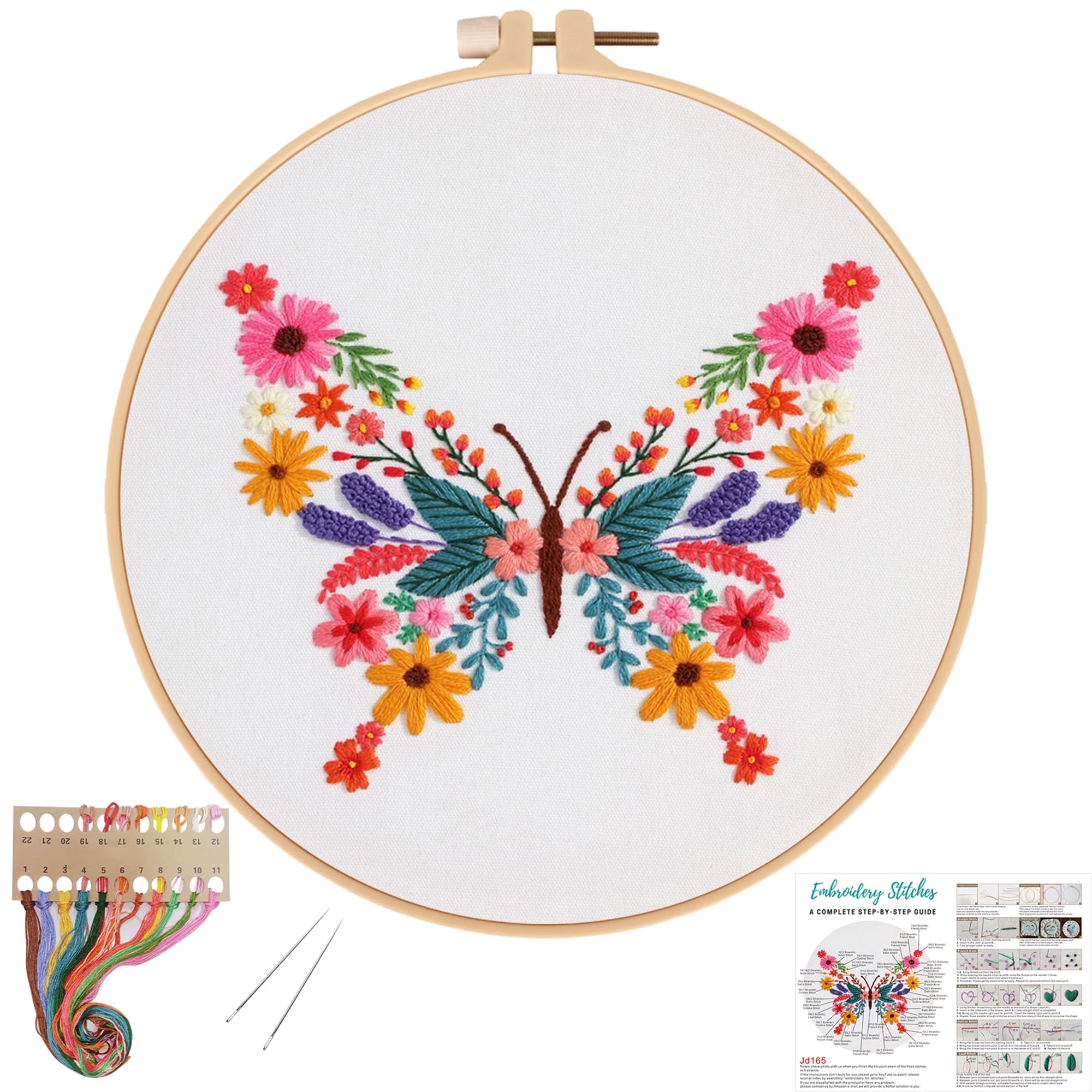 【CPGN STUDIO】25SS★ Flower Stitch Embroidery Short Sleeve Flower Garden Cross Stitch Pattern | Instant Download