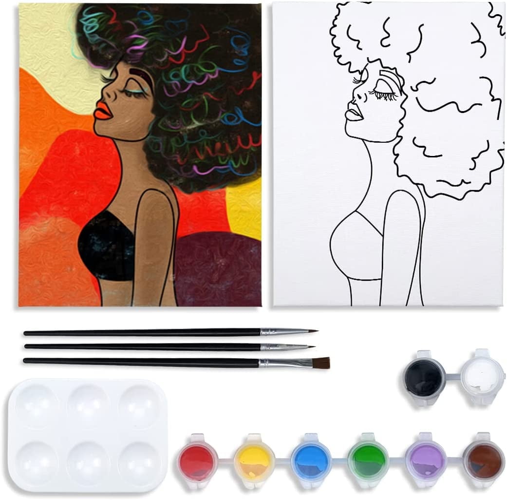 Pre drawn canvas for adults discount