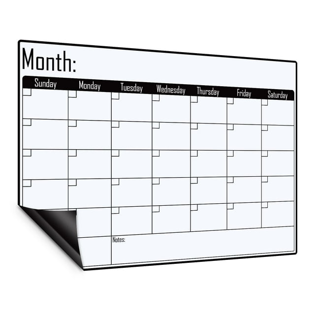 VOCHIC Magnetic Dry Erase Monthly Calendar Board 16 quot ×12 Grocery to
