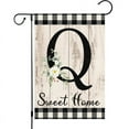 thumbnail image 1 of VOCHIC Monogram Letter Q Initial Garden Flag 12x18 Welcome Initial Family Last Name Personalized Sweet Home Flag Outdoor Decoration (ONLY FLAG), 1 of 6