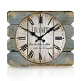 thumbnail image 1 of VOCOO 12" Large Rustic Analog Wall Clock, Rectangle Silent Non-Ticking Battery Operated, 1 of 9