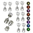 thumbnail image 1 of VOCOO 5 Pairs LED Light up Earrings, LED Studs Earrings Party Flashing Blinking Stainless Steel Earring, Color Changing Glow Stud Earrings Christmas Gifts for Women Men Girlfriend Boyfriend, 1 of 6