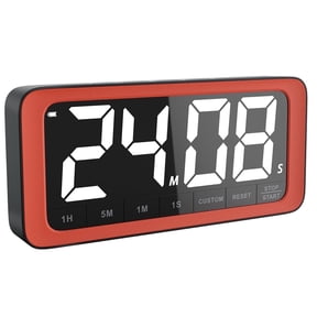 VOCOO Large Display Digital Timer ,Magnetic & Hanging, Countdown/Count Up, 3-Level Brightness, Loud Alarm, for Cooking, Teaching, Workout