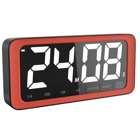 VOCOO Digital Timer with 7.8 inch Large Display, Magnetic Countdown & Count-up Timer for Classroom, Cooking, Gym,Kitchen