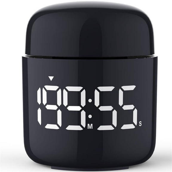 VOCOO Digital Kitchen Timer,Countdown Countup Timer with Large LED Display Volume Adjustment,Timer for Cooking, Classroom - Black