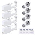 thumbnail image 1 of VOCOO Disposable Ear Piercing Kit with Ear Studs, 4PCS Self Ear Piercing Kit for Ears, Nose and Lips, Low Pain Safety, Generation Sterile,5mm, 1 of 11