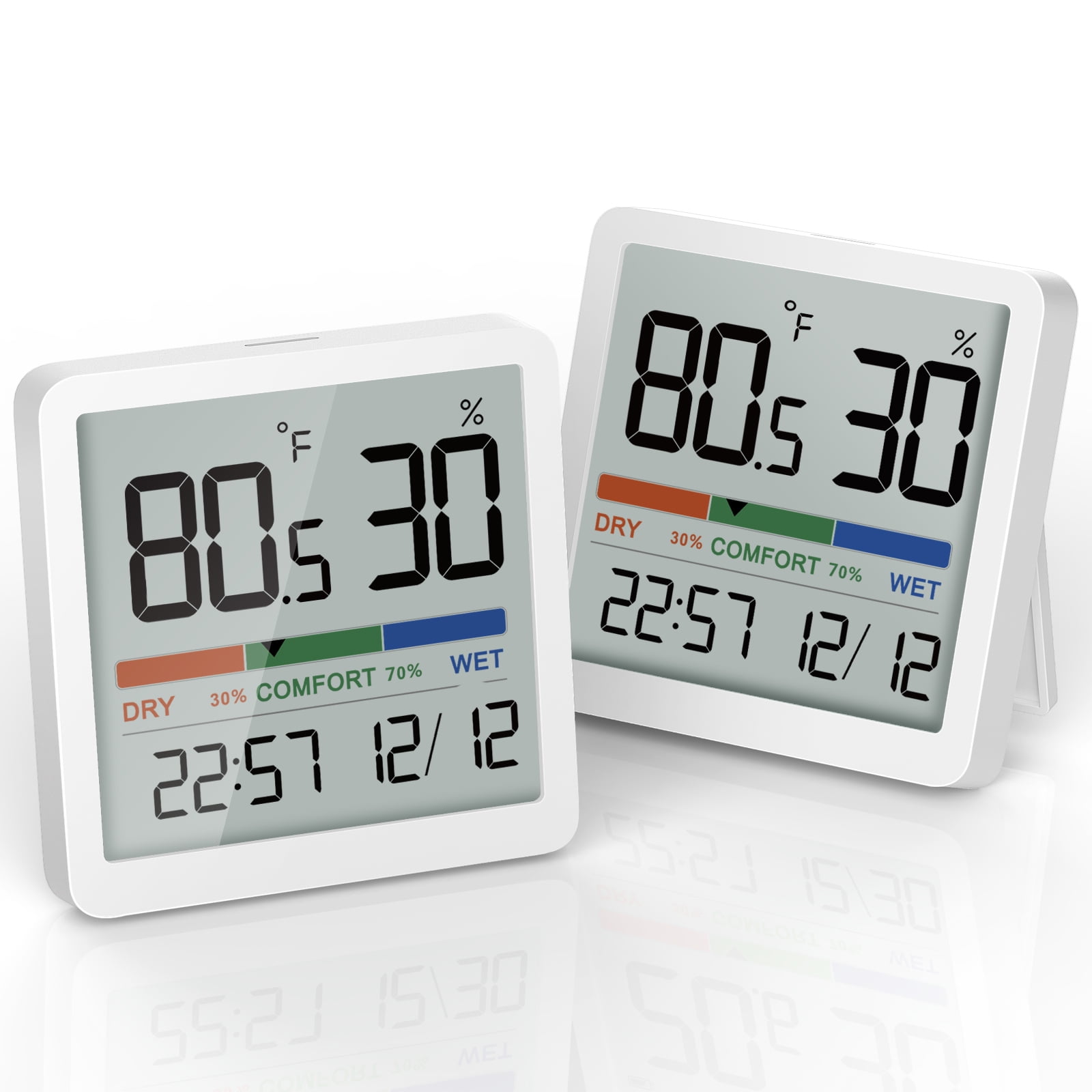  VOCOO Medidor de humedad para interiores, termómetro