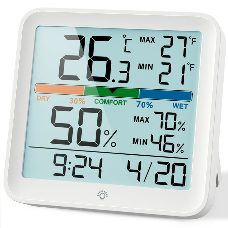 max min recording thermometer hygrometer humidity