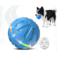 thumbnail image 1 of Interactive Ball Dog Toy with Remote-controlled, LED Light Up Smart Bouncing Ball,Bite Resistant TPR, Automatic Rolling Rechargeable Pet Toy, 1 of 10