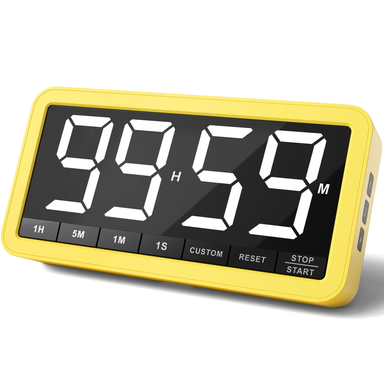 VOCOO Digital Kitchen Timer, 7.8” LED Display, Magnetic, Adjustable ...