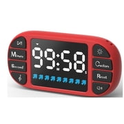 VOCOO Kids Timer Digital Kitchen Timer, Game Console Design, Large LED Display, 99-Minute Countdown Timer for Cooking Classroom Homework Exercise