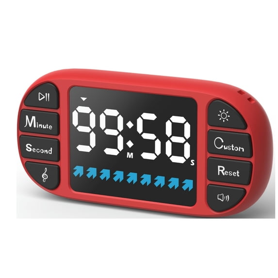 VOCOO Kids Timer Digital Kitchen Timer, Game Console Design, Large LED Display, 99-Minute Countdown Timer for Cooking Classroom Homework Exercise
