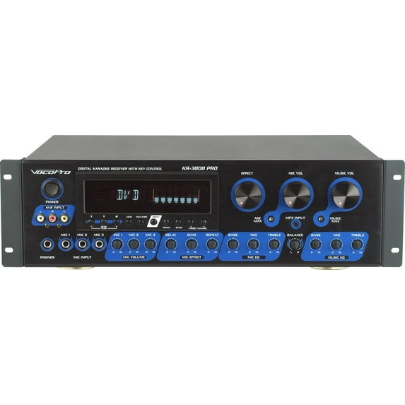 VOCOPRO KR-3808PRO Digital Karaoke Receiver with Key Control, 21.00 x 21.00 x 23.00