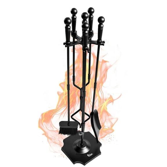 VODA 5 Pcs Fireplace Tools Set