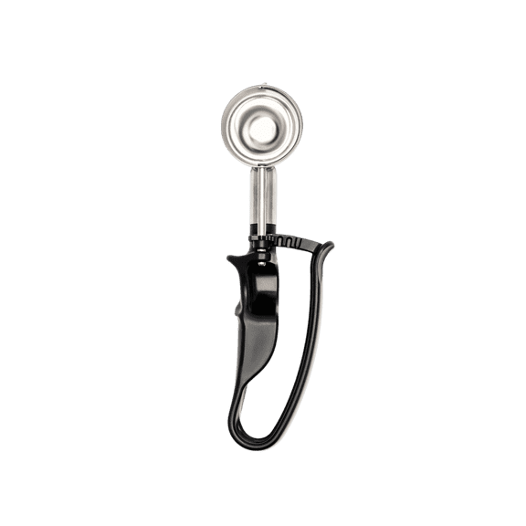 VODOMAX Food Disher & Ice Cream Scoop, Size 30, 1 oz Scoop, 1.03 oz, Black, Non EZ Disher