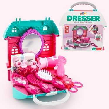 Kids Kitchen Playset for Girls Ages 3-7, Mini Pretend Cooking Set Kitchen Accessories, Kitchen Cutting Toy Set, Perfect Christmas Birthday Gifts for Boys and Girls