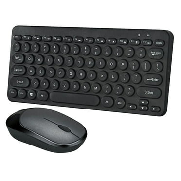 Portable Wireless Keyboard and Mouse Set, Lightweight & Silent, Ergonomic Design with 2.4G Wireless Transmission, Ideal for Office, Home, Travel Use, Battery-Powered (Batteries Not Included)