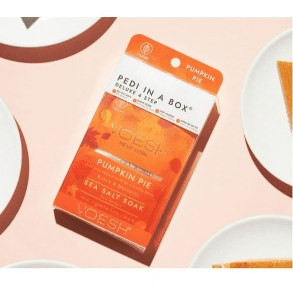 VOESH Deluxe Pedicure 4 Step - Pumpkin Pie