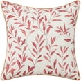 thumbnail image 1 of VOGOL 18 x 18 inch Decorative Pillow Covers, Farmhouse Pink Leaves Pattern Throw Pillowcases, Square Cushion Covers for Living Room Sofa Chair, 1 of 7