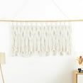thumbnail image 1 of VOGOL Boho Macrame Window Valance, Handmade Cotton Woven Curtain for Bedroom Living Room, 52" x 21", 1 of 7