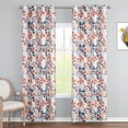 thumbnail image 1 of VOGOL Light Filtering Grommet Curtains for Living Room, Farmhouse Leaves Print Window Treatment Drapes for Bedroom, 52 x 84, Multi-color, 1 of 7
