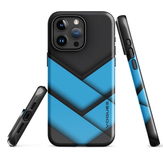 VOGUE COBALT Tough Case for iPhone® (Glossy, iPhone 15 Pro Max)