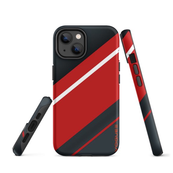 VOGUE CRIMSON Tough Case for iPhone® (Matte, iPhone 14)